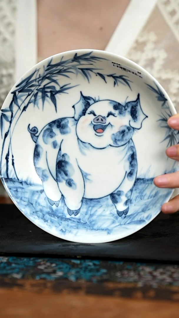 见珊陶影壶承果盘