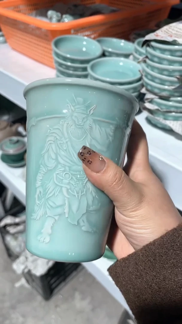 【闪购商品】纯手工 刀郎 特价福利 微瑕 慧仙青瓷