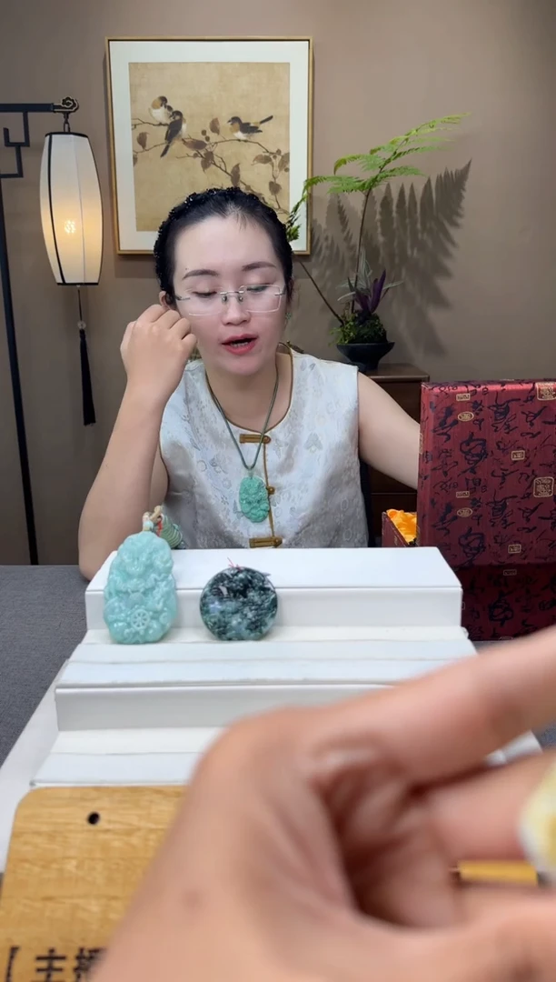 吊坠(不含链)未镶嵌翡翠枫**.AR@@5265654