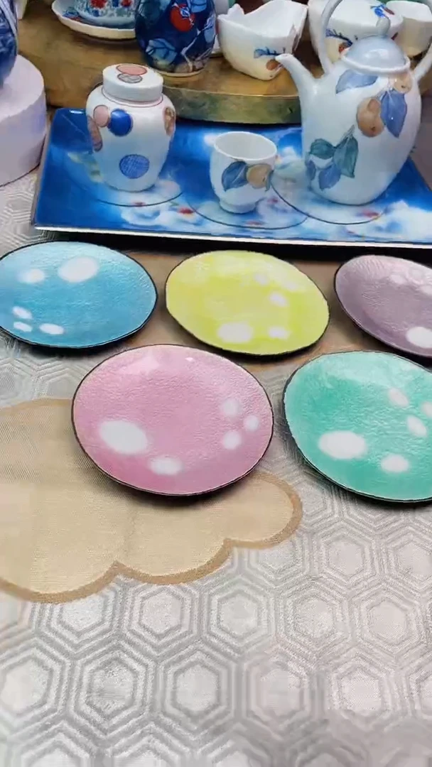 【闪购商品】盘七宝杯托五件套