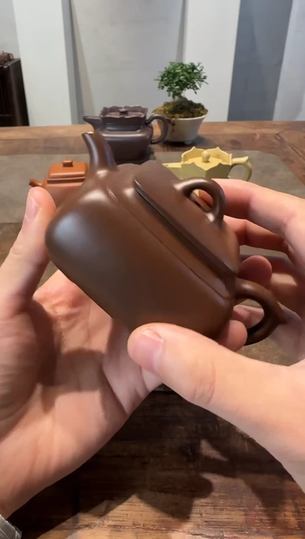 茶壶紫砂老*长四方紫砂壶