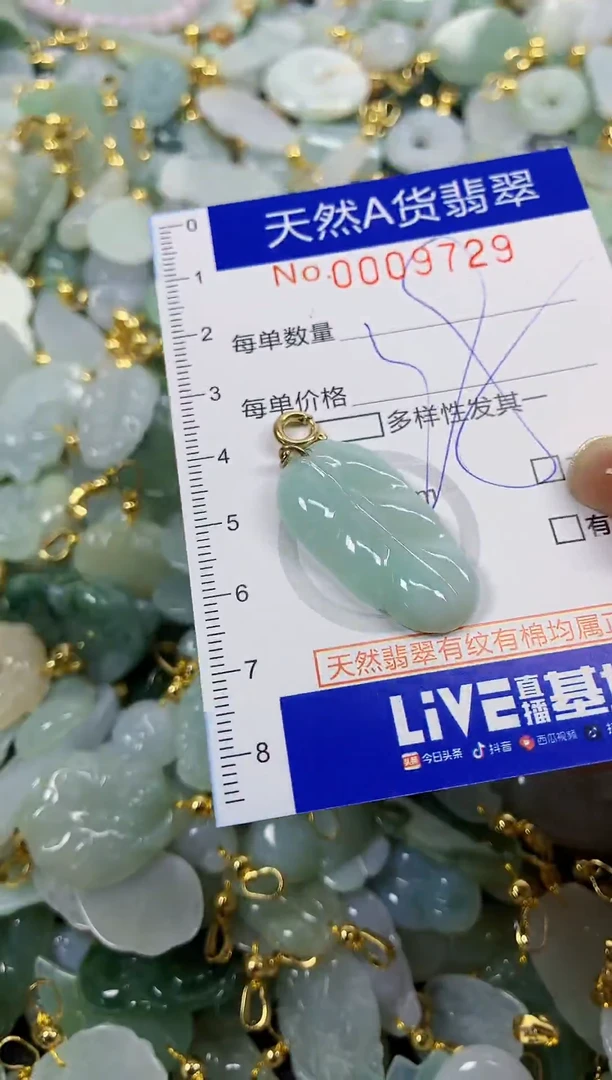 颈饰未镶嵌翡翠天然A货翡翠