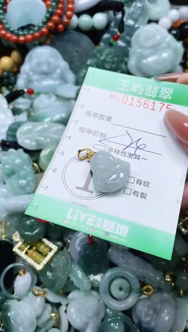 翡翠未镶嵌颈饰闪购0156175多样性发其一