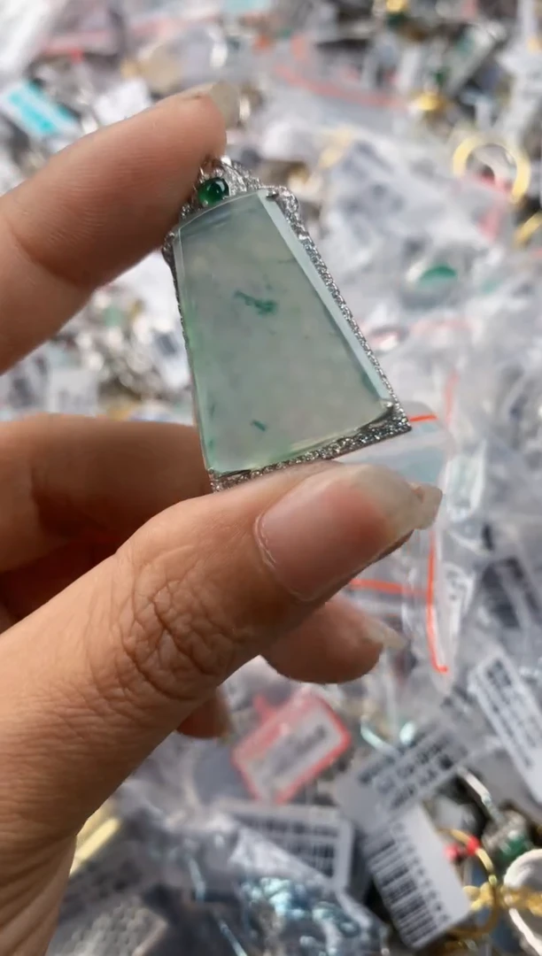银S925镶嵌戒指翡翠3333-----8