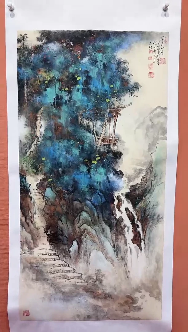 国画师立照老师国画作品