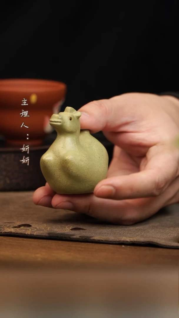 茶壶紫砂唐马  茶宠
