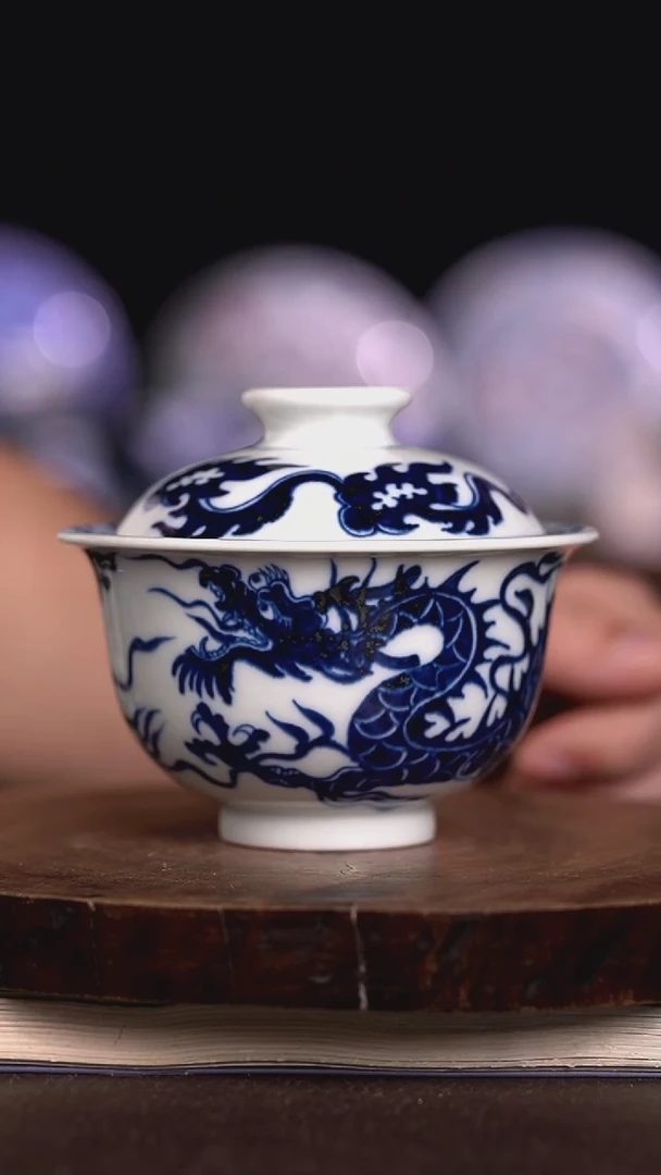 微瑕福利  现代瓷大布袋 瑕
