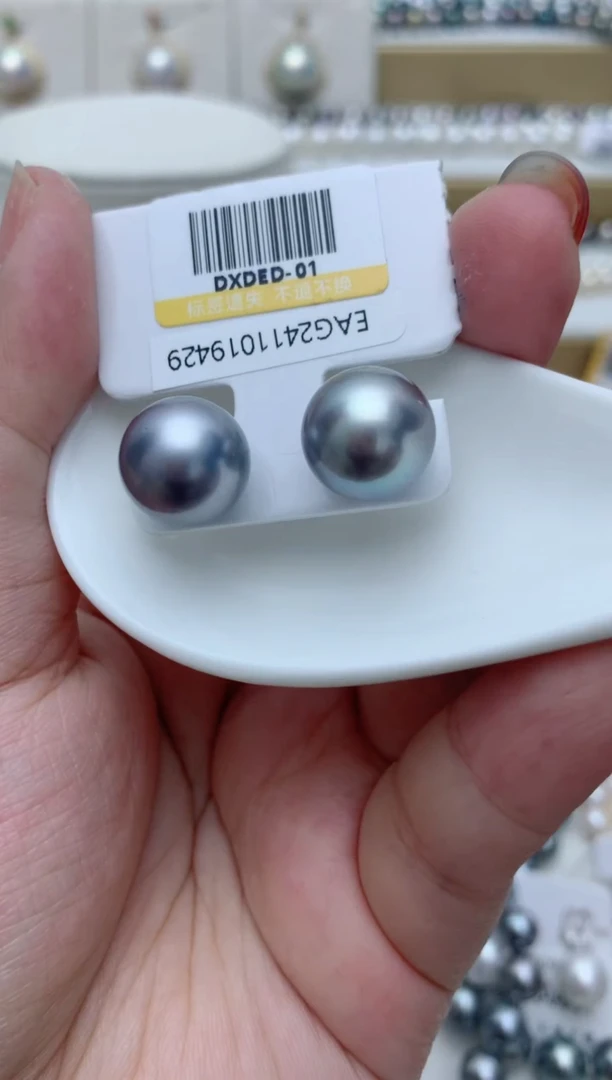 【闪购商品】海水珍珠耳饰18K金镶嵌q82