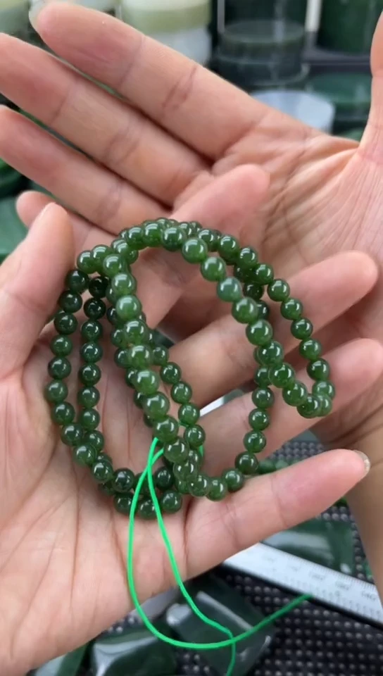 和田玉未镶嵌珠宝半成品链子