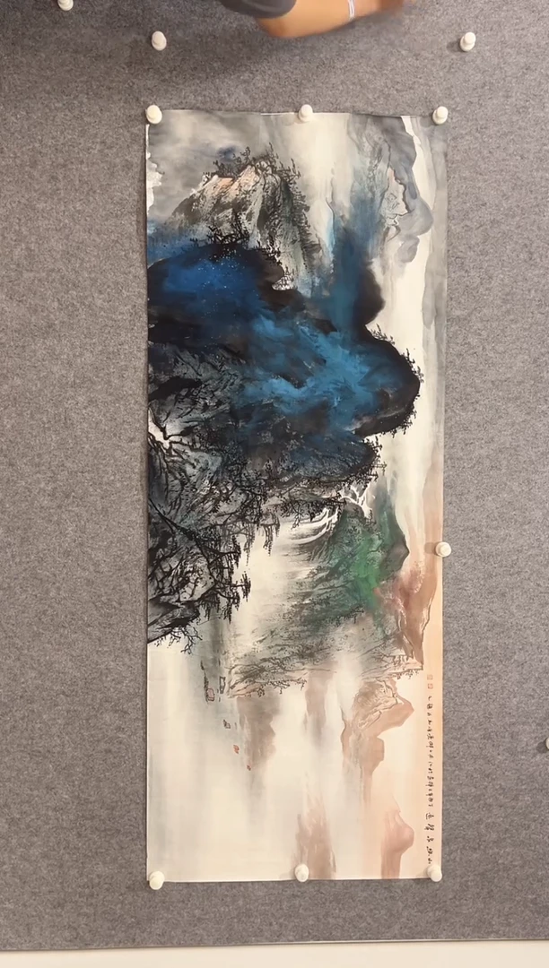 国画王辉-12平尺-山水国画