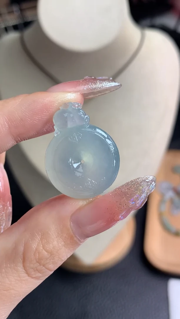 定制翡翠未镶嵌仿古扣