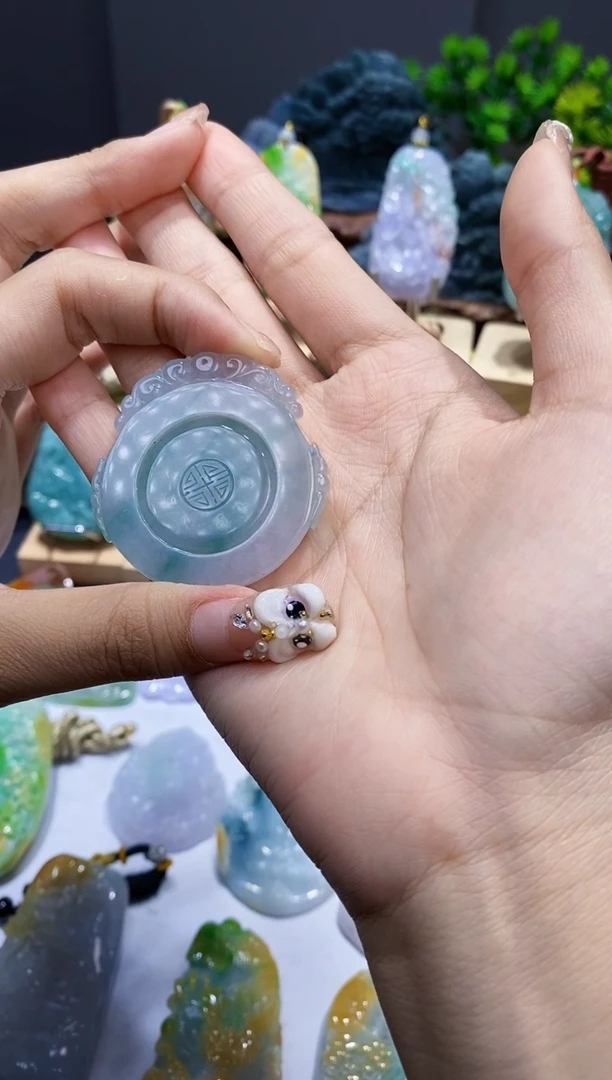 定制翡翠未镶嵌翡翠A货