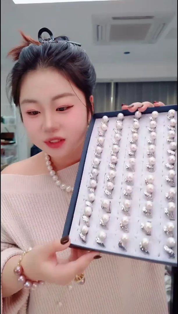 颈饰未镶嵌淡水珍珠0504戒指