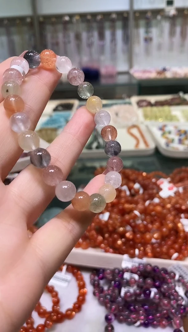 未镶嵌手链水晶多样性发其一