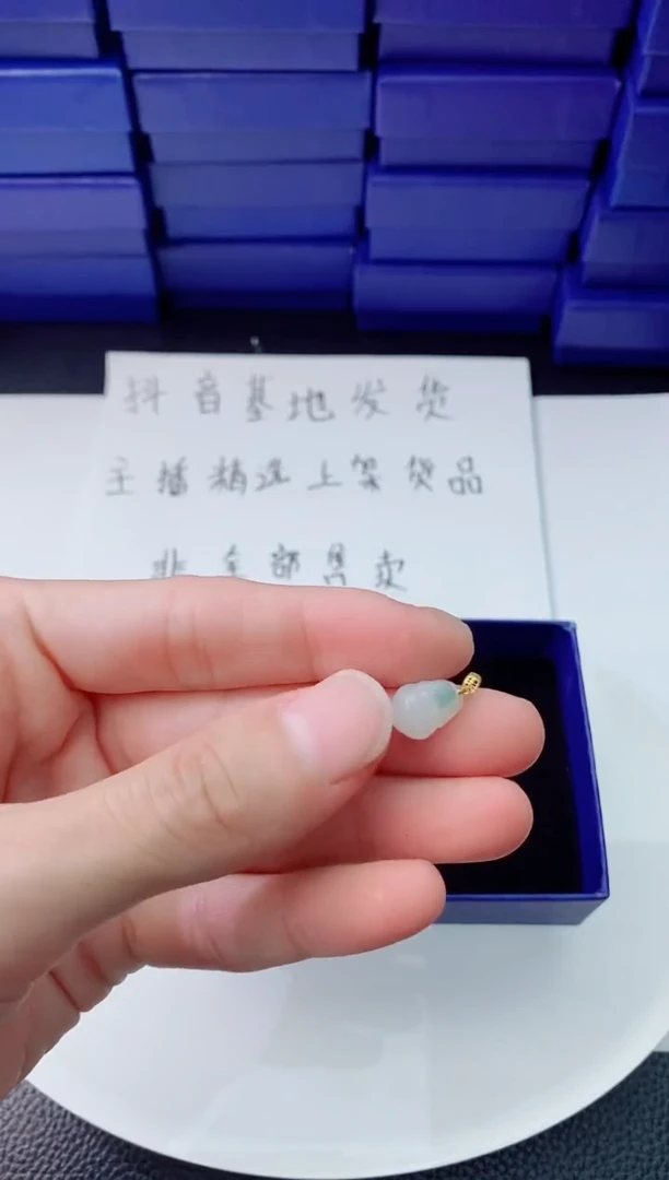 【闪购商品】翡翠18K金镶嵌颈饰