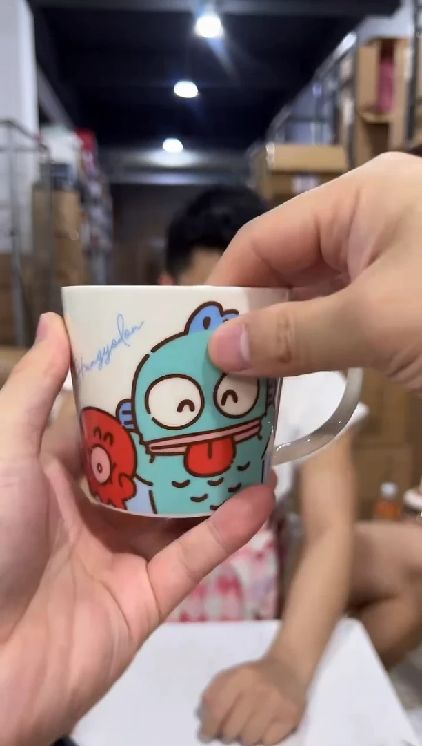 瓷片小丑鱼刻度马克杯