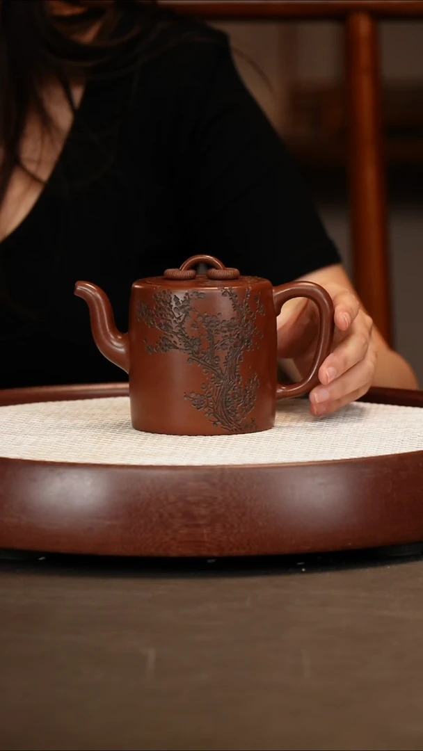 茶壶紫砂【杨瑶芬】景舟双圈+杯