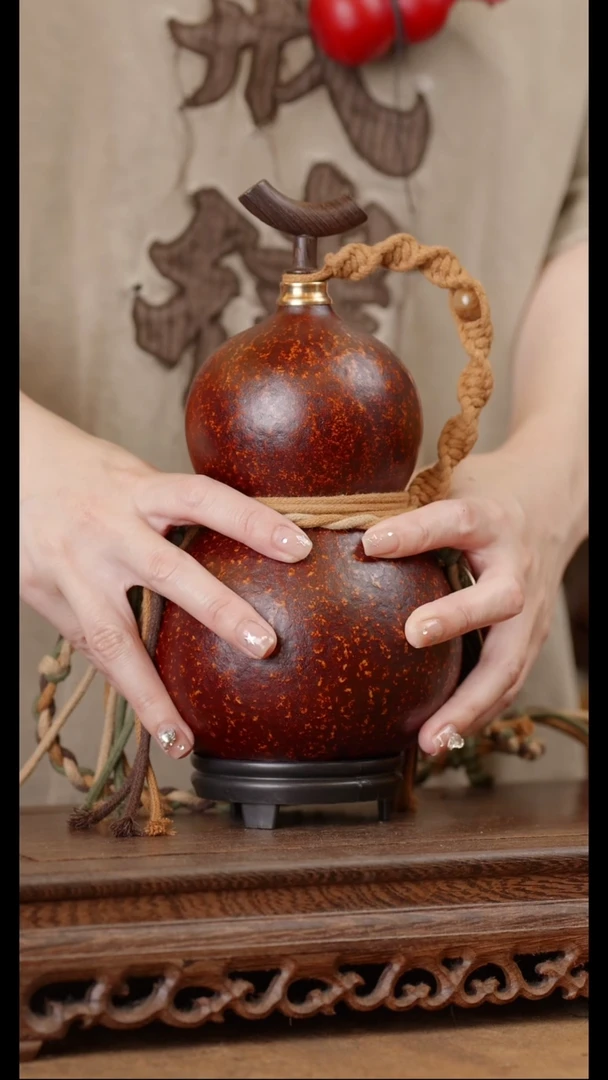 27号精品天然大漆酒葫芦一物一拍~