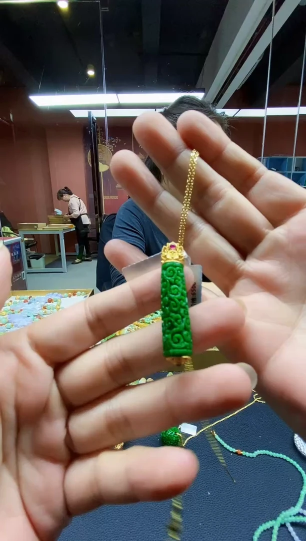 颈饰未镶嵌翡翠翡翠吊坠