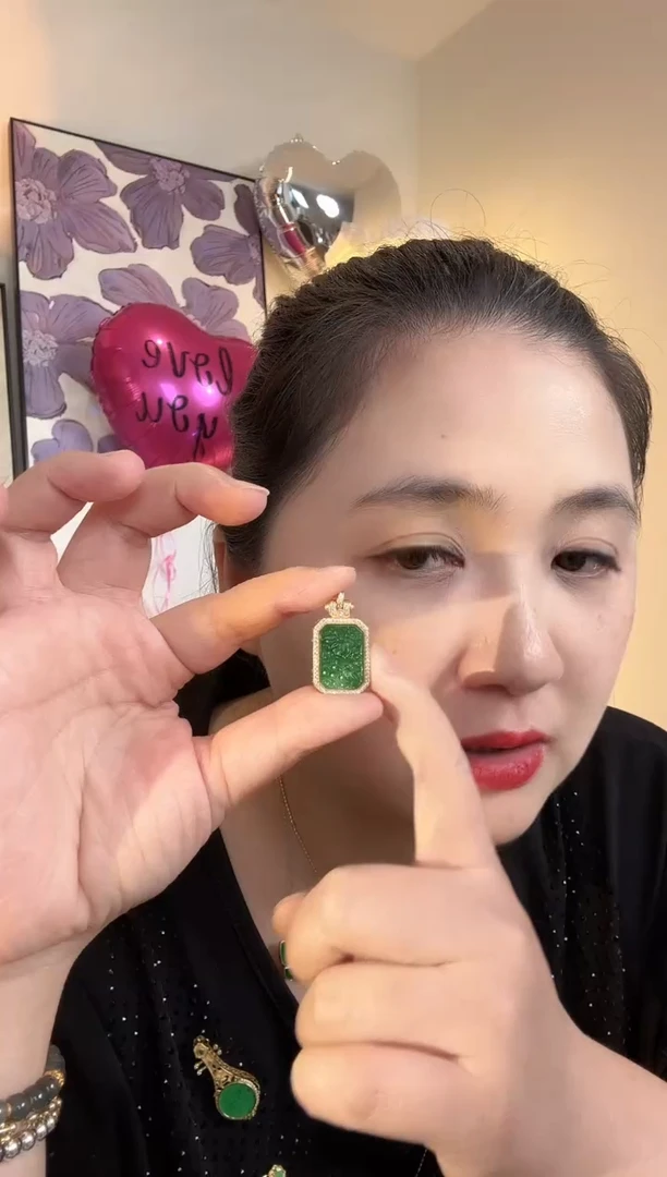 翡翠银S925镶嵌颈饰颈饰