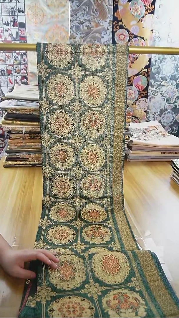 【闪购商品】织绣115 六通宝相花青铜泊特价