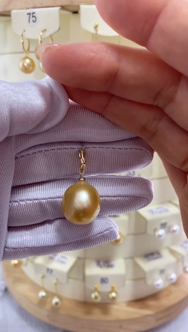 【闪购商品】海水珍珠吊坠(赠链)银S925镶嵌海水珍珠吊坠