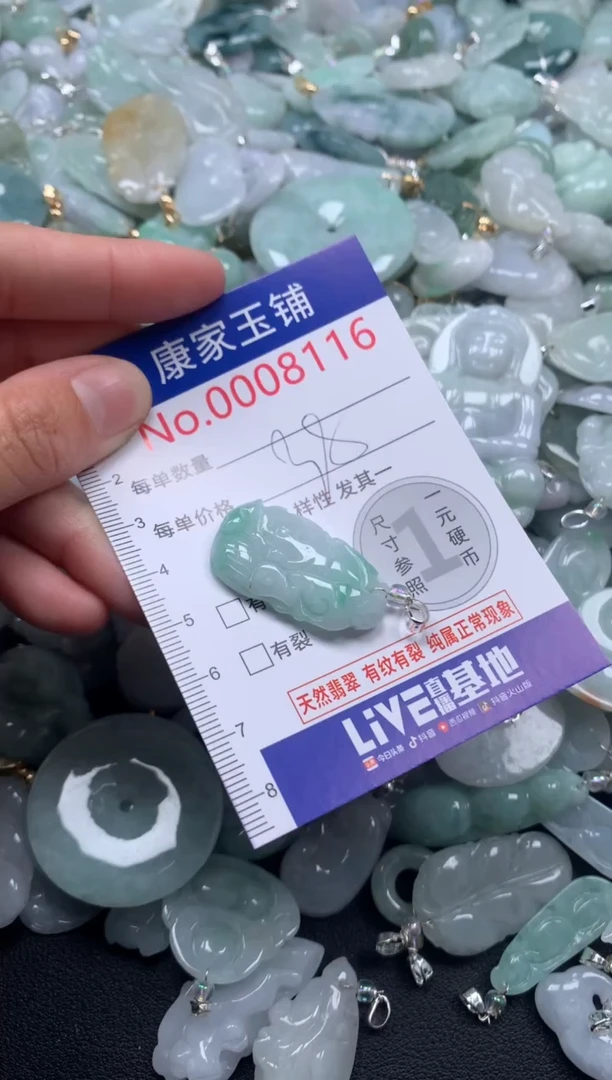 颈饰未镶嵌翡翠8116