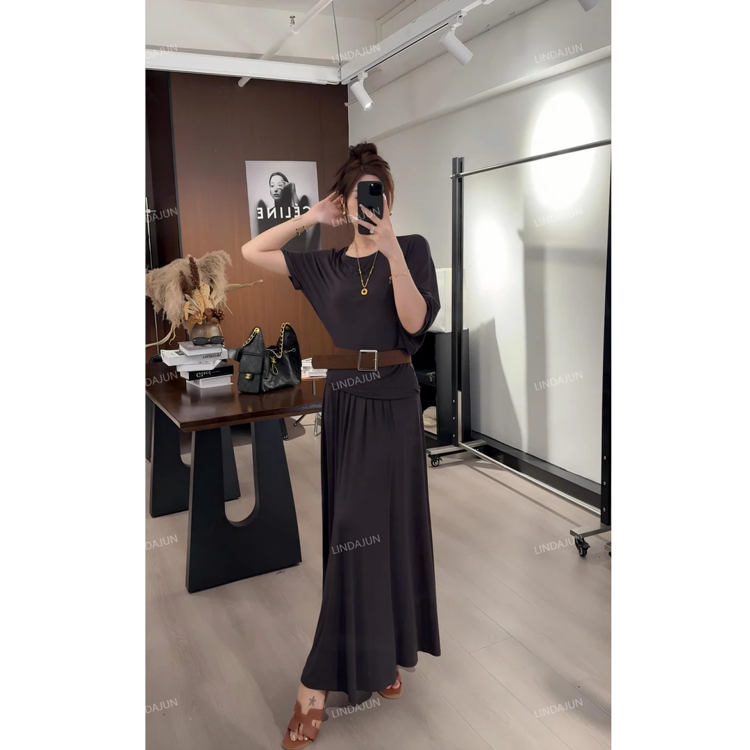 大君君 新款夏季极简休闲轻奢欧美风显瘦时尚套装 T022