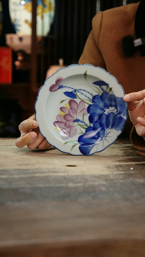 【闪购商品】瓷片景德镇纯手工釉下彩精品餐具