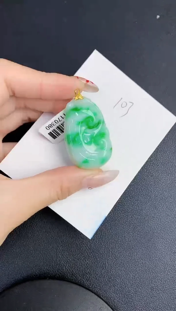 【闪购商品】翡翠颈饰18K金镶嵌00000000000