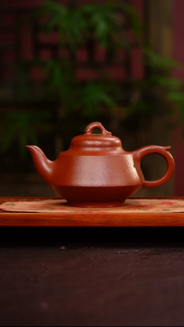 茶壶紫砂大**哥鱼乐 光素 一壶一杯一茶