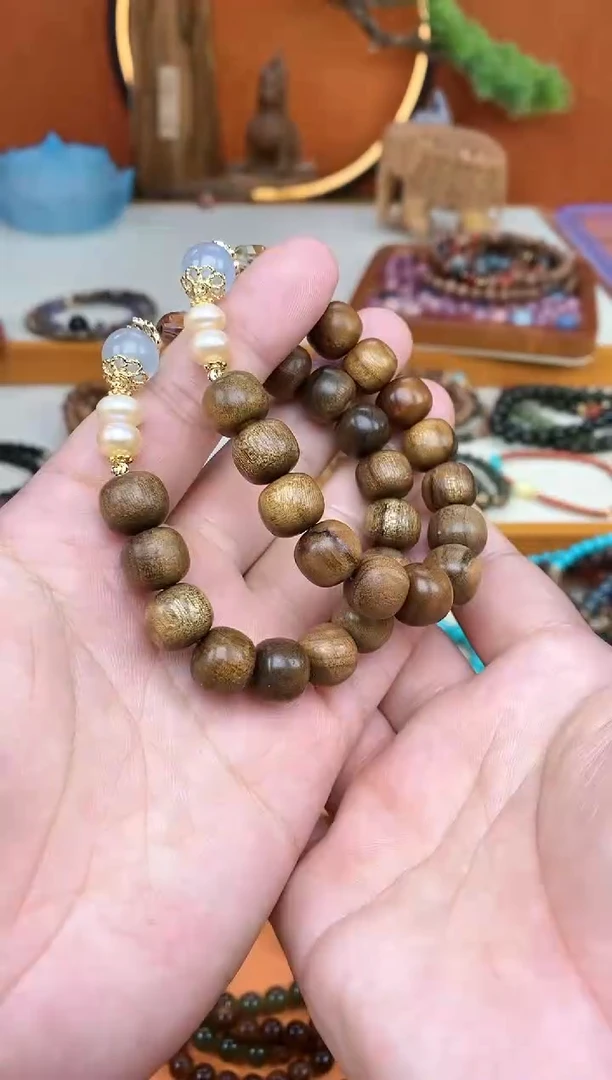 【闪购商品】金丝楠手串未镶嵌单圈金丝楠手串