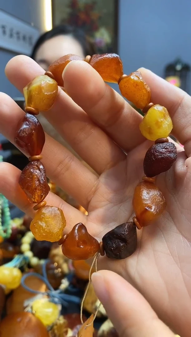 手串琥珀未镶嵌手串