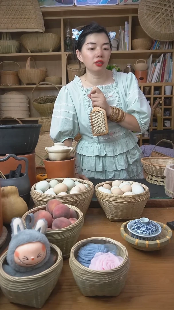 毛竹大板气垫按摩竹梳子