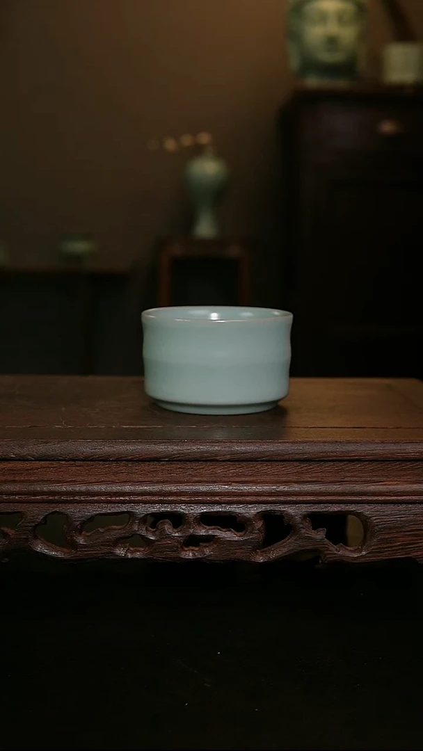 摆件王国奇手工竹节杯 印章