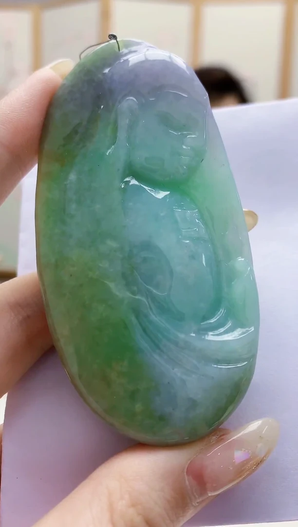 未镶嵌定制翡翠5160jw-毛货挂件56