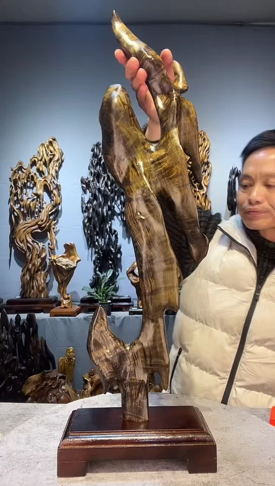 【闪购商品】金丝楠金丝楠小叶桢楠随行摆件13