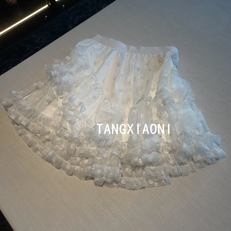 2店 小蛋糕 蕾丝半裙