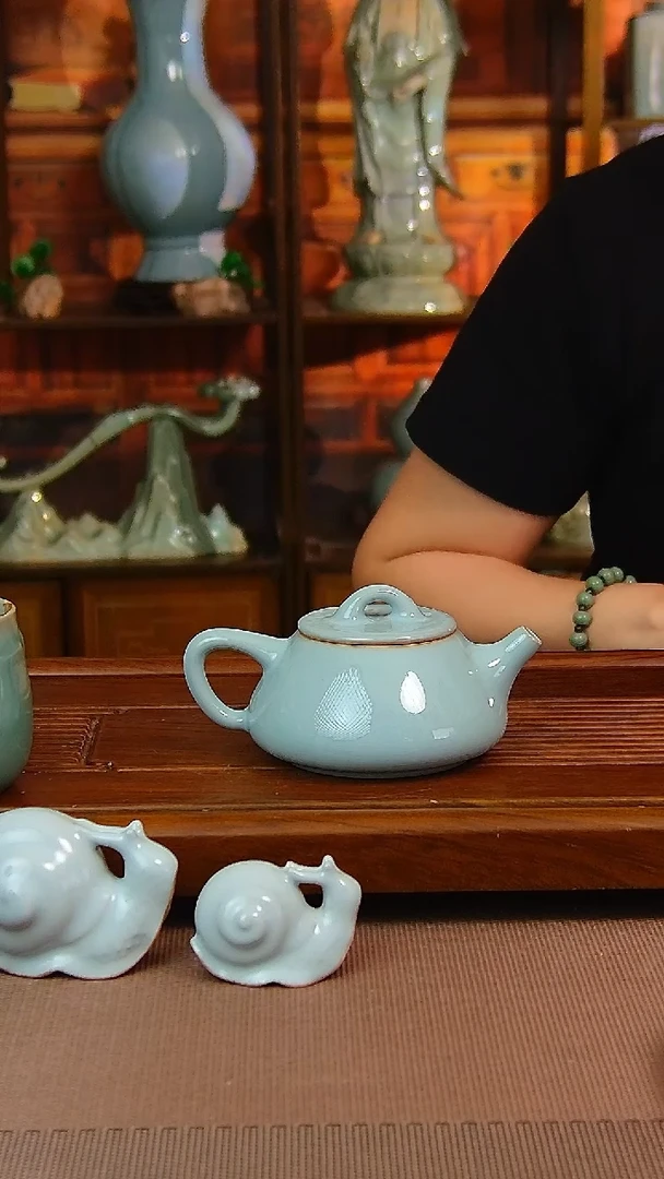 汝瓷茶具用****4原矿汝瓷福利单杯