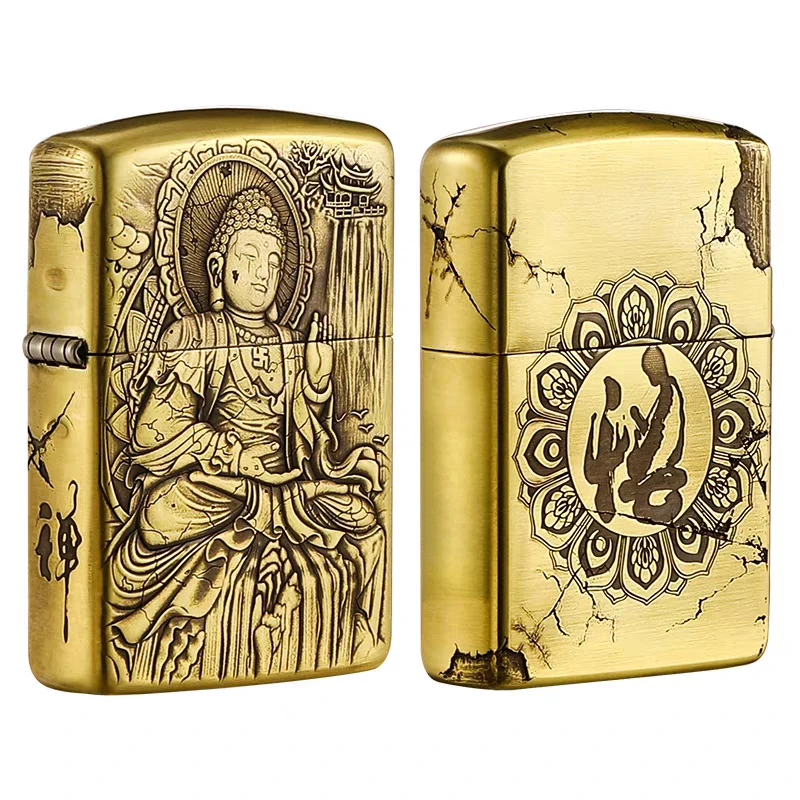 【CC】Zippo打火机Q大日如来 悟DY9912DK