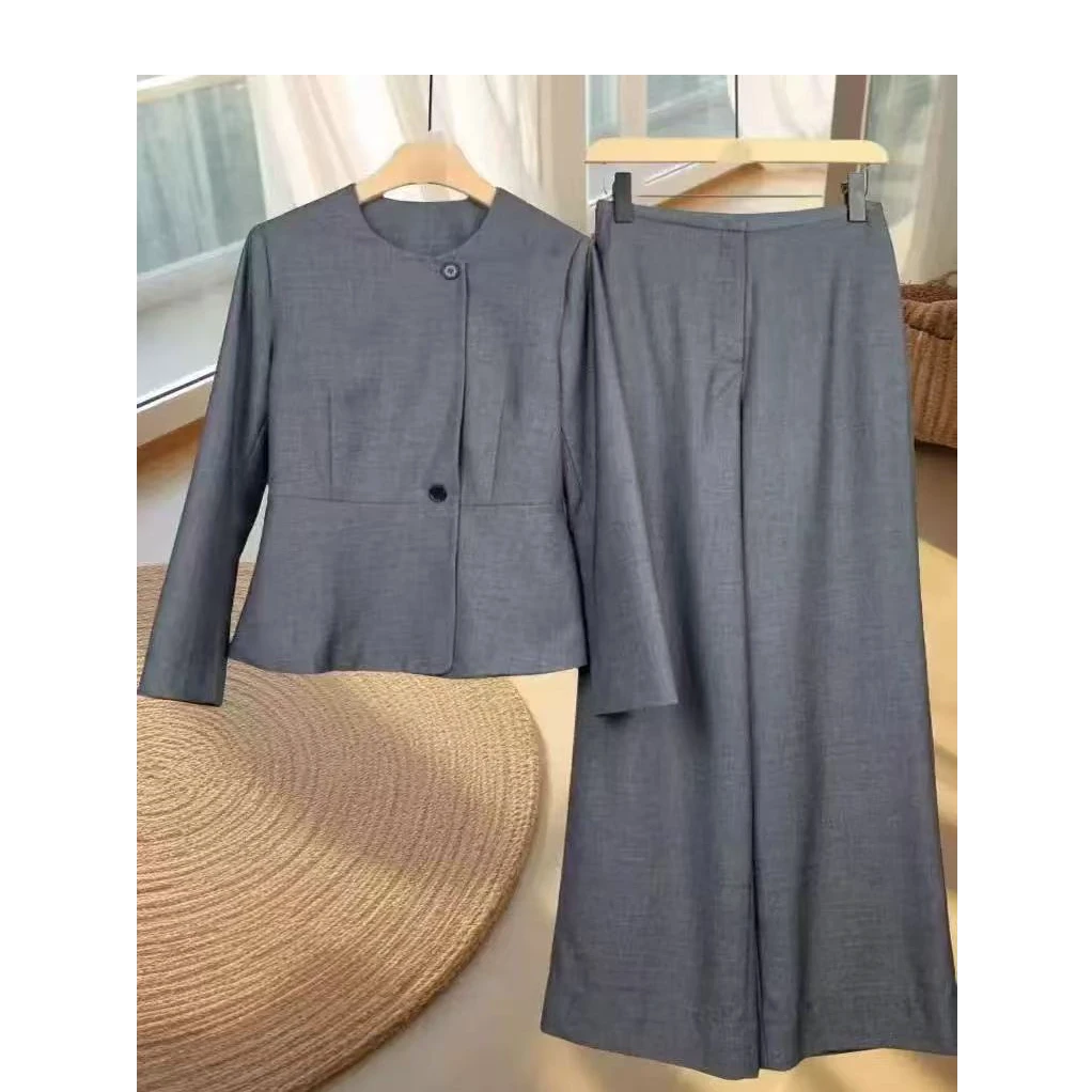 GXO新款女装时尚休闲百搭显瘦牛仔裤套装TZ0023秋季春秋