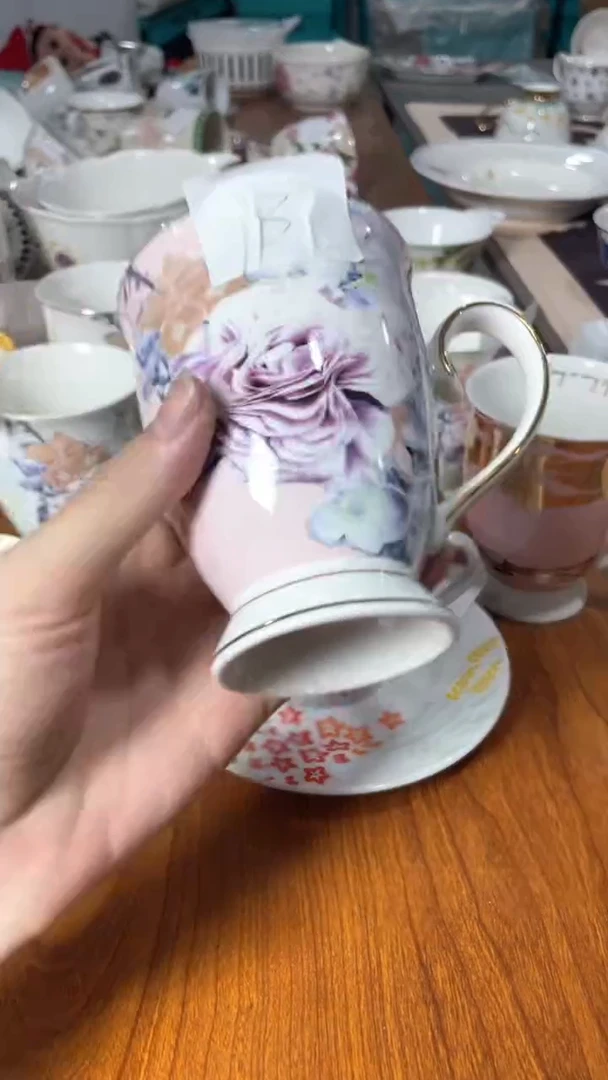 瓷片微瑕骨瓷咖啡杯清仓！！！03