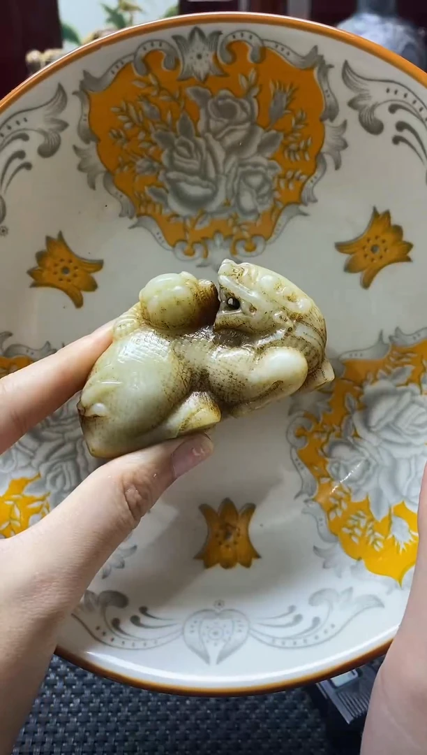 瓷片瓷片 瓷器 摆件 1个
