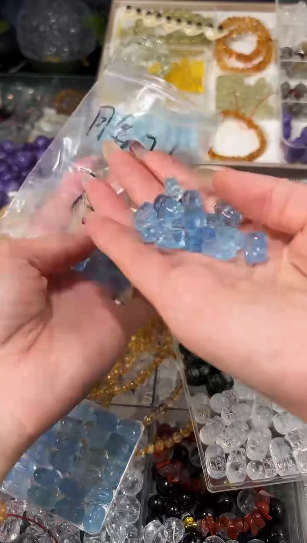 【闪购商品】海蓝宝石手链未镶嵌C73兔子腰孔一个