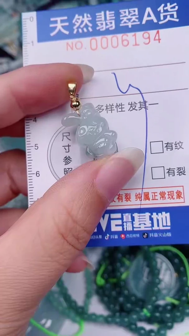 翡翠未镶嵌颈饰00006194