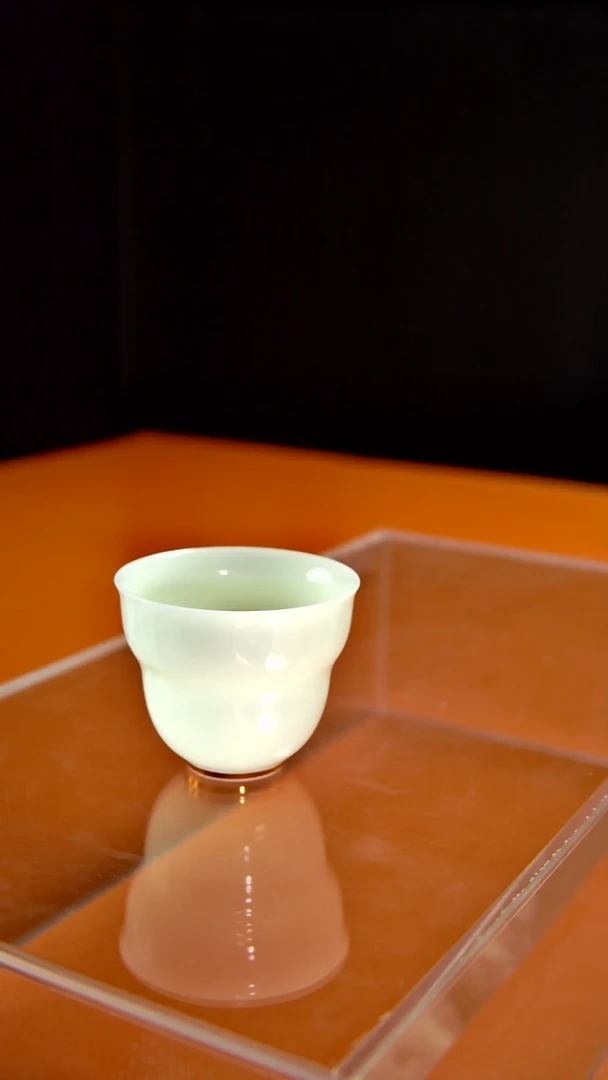 其他陶瓷《言泥陶瓷》璞玉绿豆冰系列主人杯