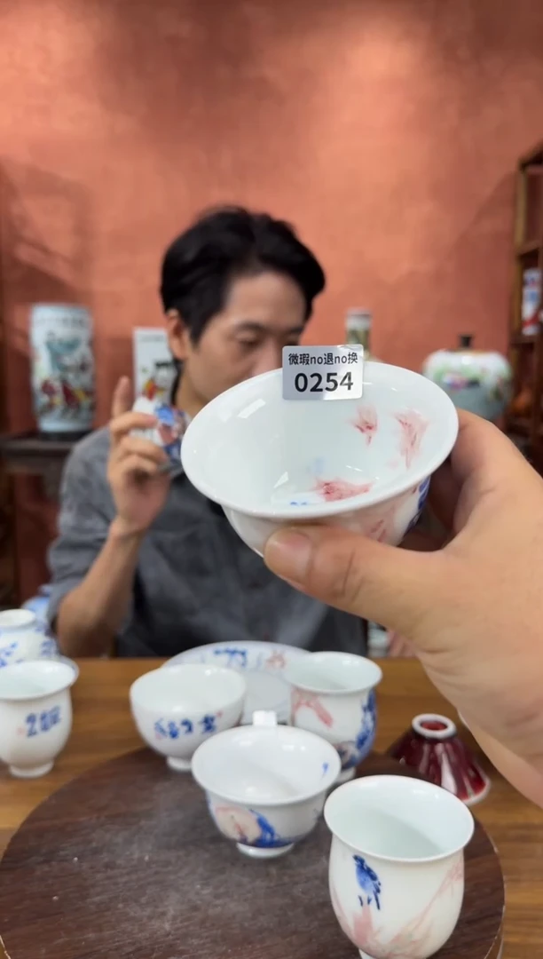 吴义松陶盟手绘陶瓷编码：0254