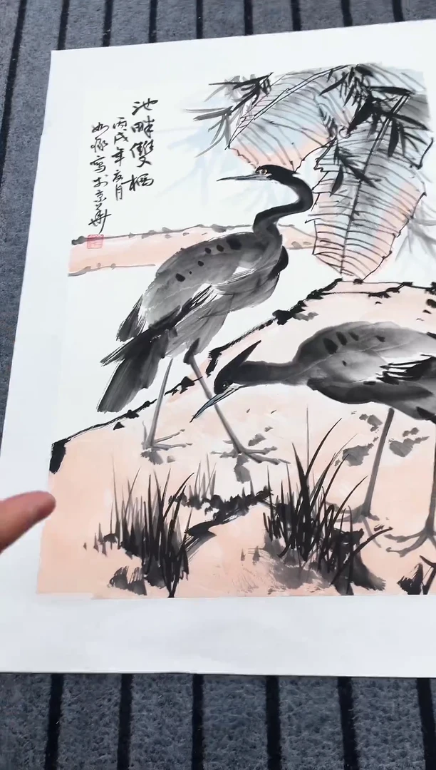 精品国画花鸟作品