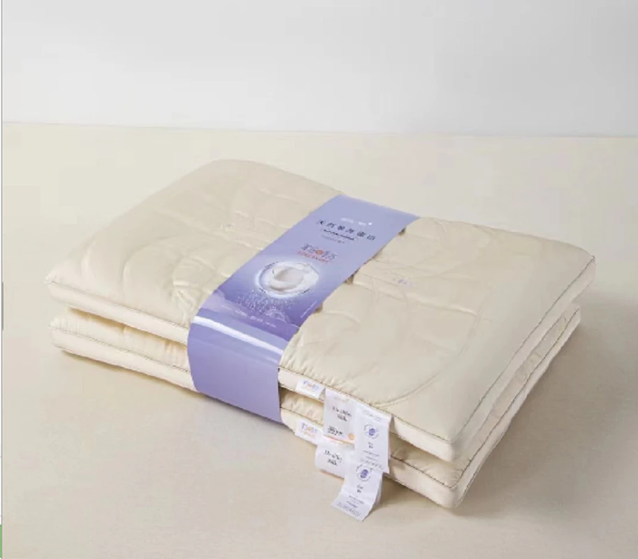 F524 零压睡方真丝轻奢蚕丝枕-金48*74柔软助眠亲肤回弹枕头一只