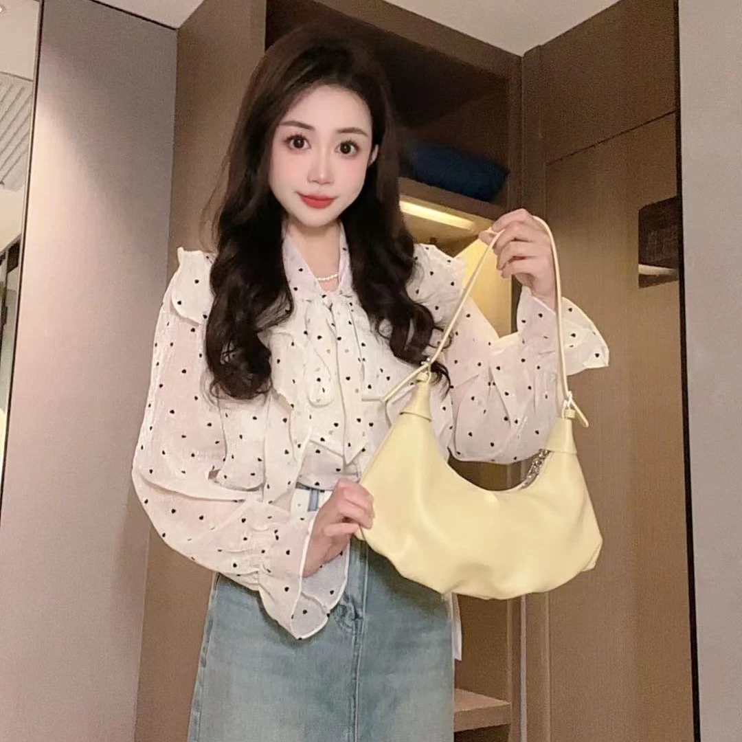 3212-云朵褶皱腋下包包